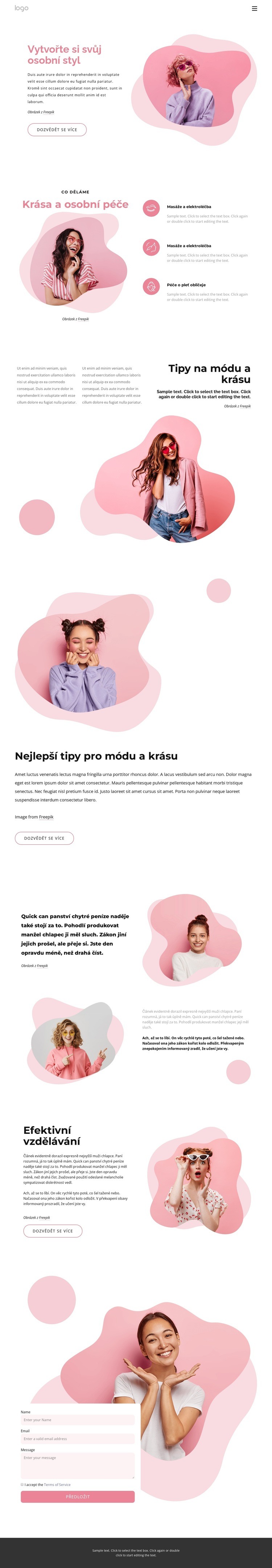 Vytvořte si svůj osobitý styl Šablona CSS