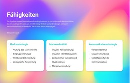 Fähigkeiten Des Designstudios - HTML-Vorlagencode