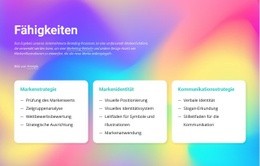 Fähigkeiten Des Designstudios - Leere HTML5-Vorlage