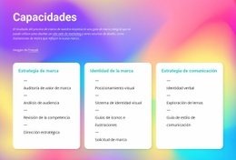 Capacidades De Estudio De Diseño - HTML Website Creator