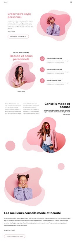 Maquette De Site Web Exclusive Pour Créez Votre Style Personnel