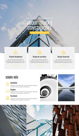 Arquitetura Construtiva - Modelo Web HTML