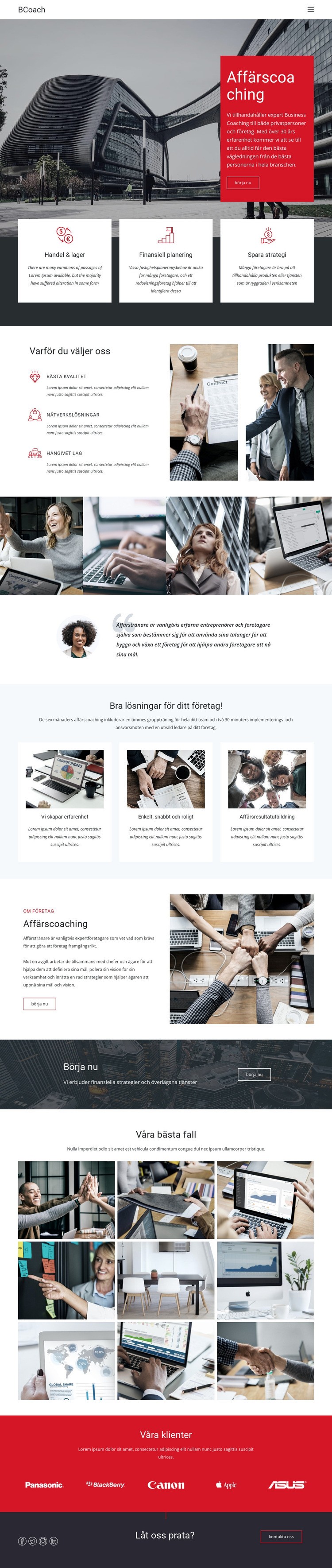 Executive coaching WordPress -tema