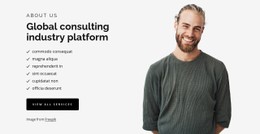 Global Consulting Industry Platform Site Template