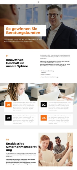 About Business Education – Ultimatives WordPress-Theme