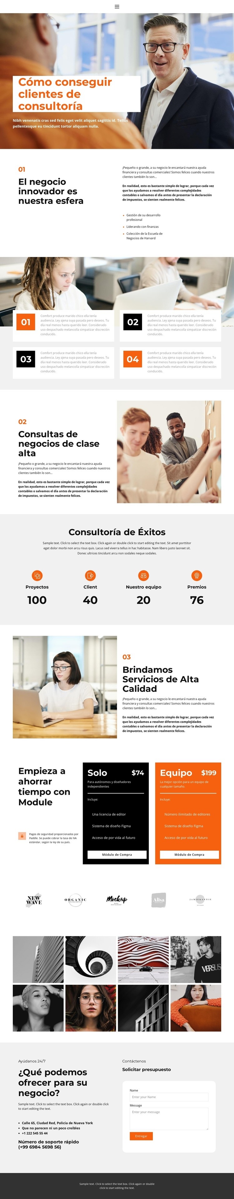 About business education Creador de sitios web HTML