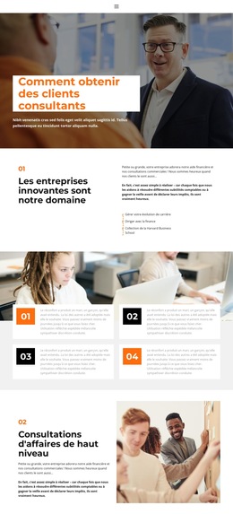 About Business Education : Modèle De Site Web Simple