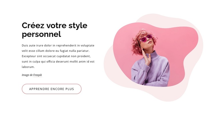 Créer un style de mode Thème WordPress