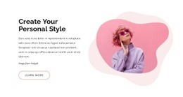 Create a fashion style - Html Code Example by Nicepage