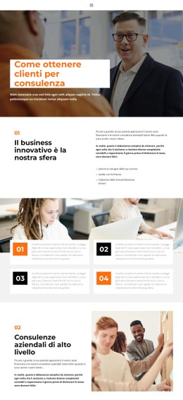 Menù CSS Per About Business Education