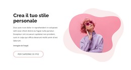 Crea Uno Stile Di Moda - Layout Del Sito Web HTML