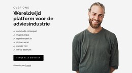 Global Consulting Industry Platform - Sjabloon Voor Webontwikkeling