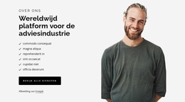Siteontwerp Voor Global Consulting Industry Platform