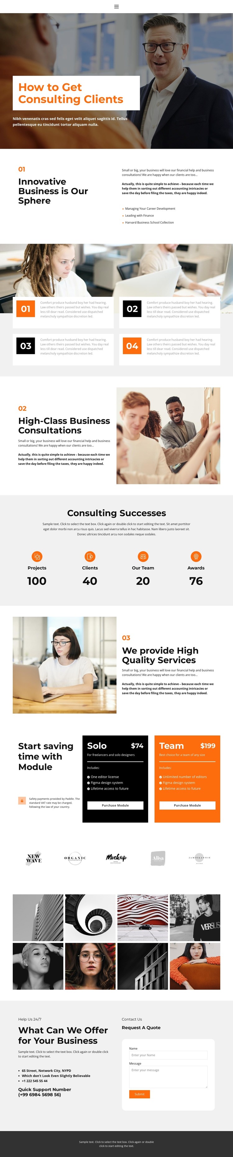 About business education WordPress Theme