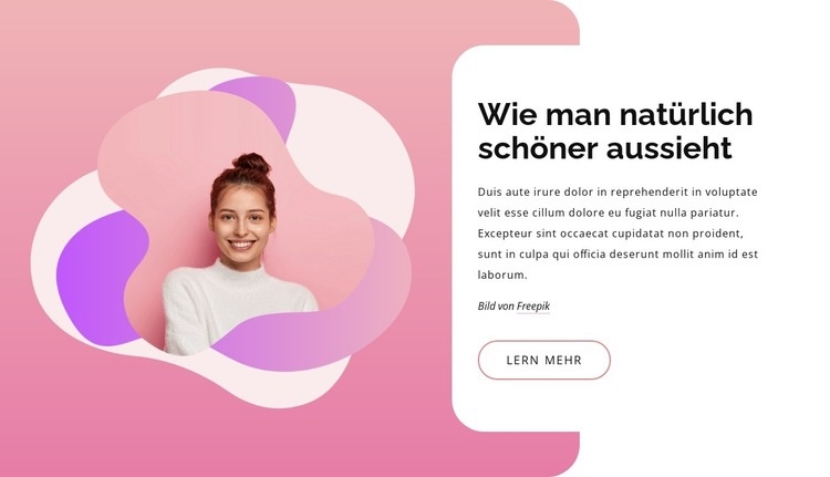 Wie man natürlich schöner aussieht HTML Website Builder