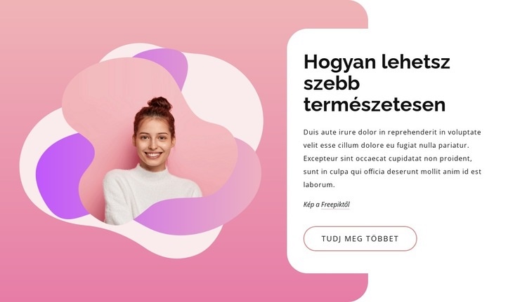 Hogyan lehetsz szebb természetesen Weboldal tervezés