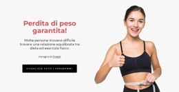 Perdita Di Peso Garantita - Modello HTML5 Reattivo