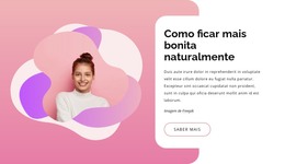 Como Ficar Mais Bonita Naturalmente - Modelo De Página HTML