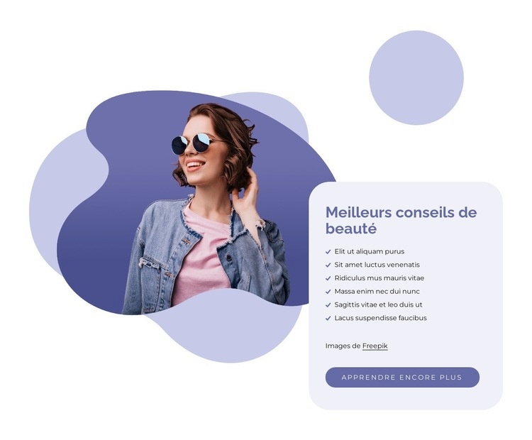 Easy beauty tips Modèles de constructeur de sites Web