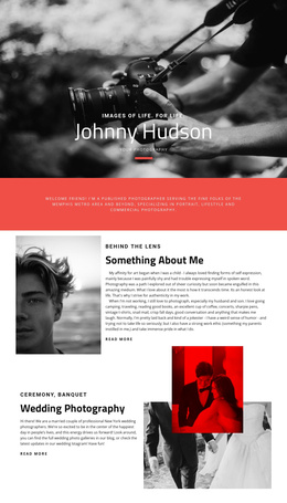 Photographer - Joomla Ecommerce Template