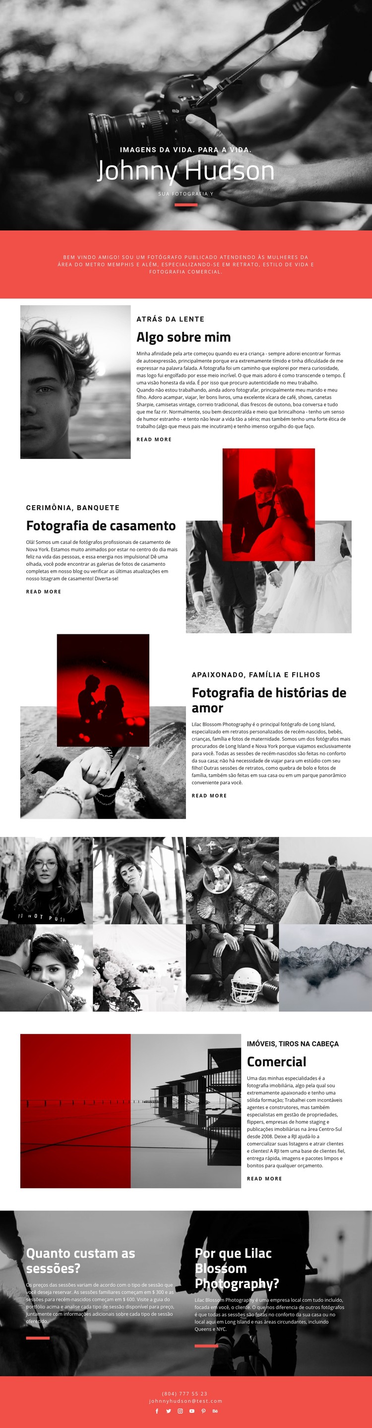 Fotógrafo Template CSS