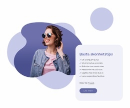 Easy Beauty Tips - Färdigt Webbplatstema