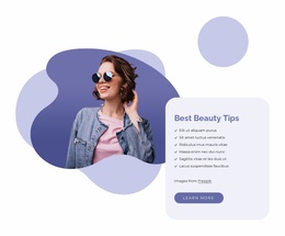 Easy Beauty Tips - Professional Landing Page