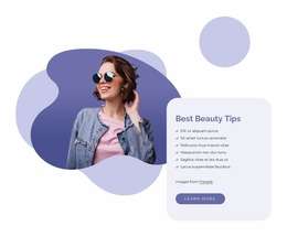 Easy Beauty Tips - Drag & Drop WordPress Theme Generator