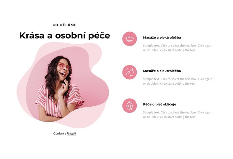 Beauty and personal care Šablona HTML