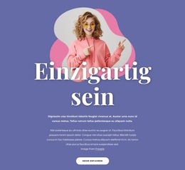 Alltäglicher Stil Einfache HTML-Vorlage Mit CSS