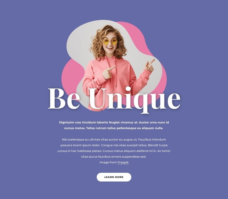 Everyday style Elementor Template Alternative