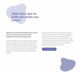 Bloque De Texto Con Formas: Plantilla Profesional Personalizable De Una Página