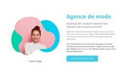 Gestion Des Mannequins - Maquette De Site Web Moderne