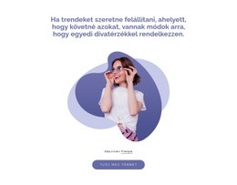 Unique Fashion Sense - HTML Oldalsablon