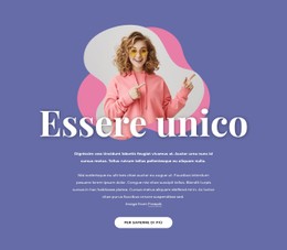 Stile Di Tutti I Giorni Modello HTML Di Base Con CSS