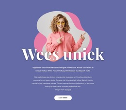 Dagelijkse Stijl Eenvoudige Html-Sjabloon Met CSS