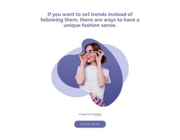 Unique Fashion Sense - View Ecommerce Feature