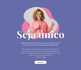 Estilo Cotidiano Modelo Html Básico Com CSS