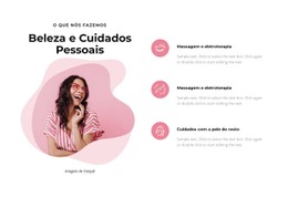 Beauty And Personal Care Modelo De Caixa Flexível