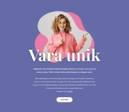 Vardagsstil - Mall För Webbplatsbyggare