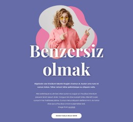 Günlük Stil CSS Ile Temel Html Şablonu