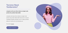 Tarzınızı Nasıl Yenilersiniz - Modern Web Şablonu