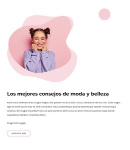 Los Mejores Consejos De Moda Y Belleza - Diseño De Sitio Moderno