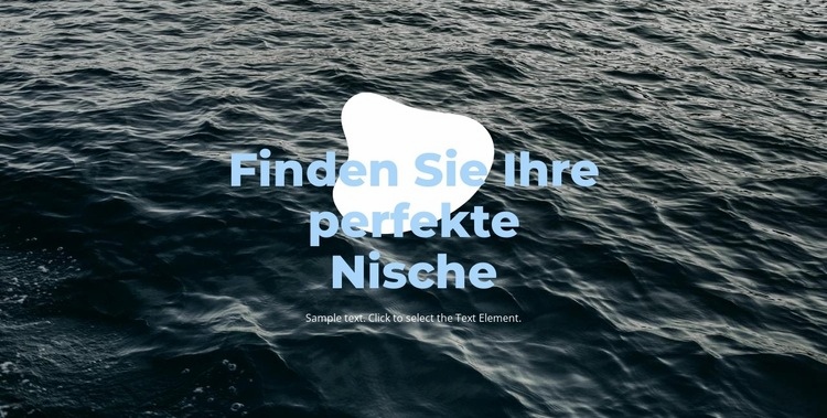 Perfekte Nische HTML5-Vorlage