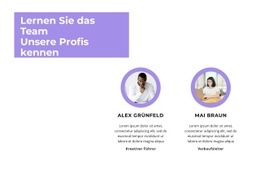 Lernen Sie Unsere Mitarbeiter Kennen - Benutzerdefiniertes Website-Design