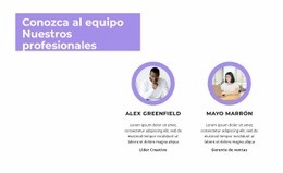 Conoce A Nuestro Personal - Diseño De Sitio Web Personalizado