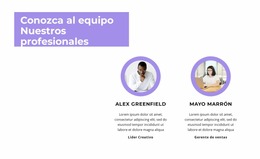 Conoce A Nuestro Personal: Plantillas De Creación De Páginas Gratuitas