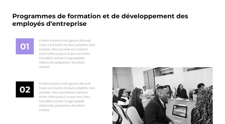 Apprendre les bases de l'entrepreneuriat Modèles de constructeur de sites Web