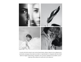 Black And White Gallery - HTML Template Code