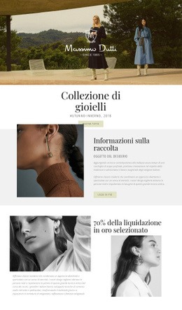 Massimo Dutti - Online HTML Page Builder